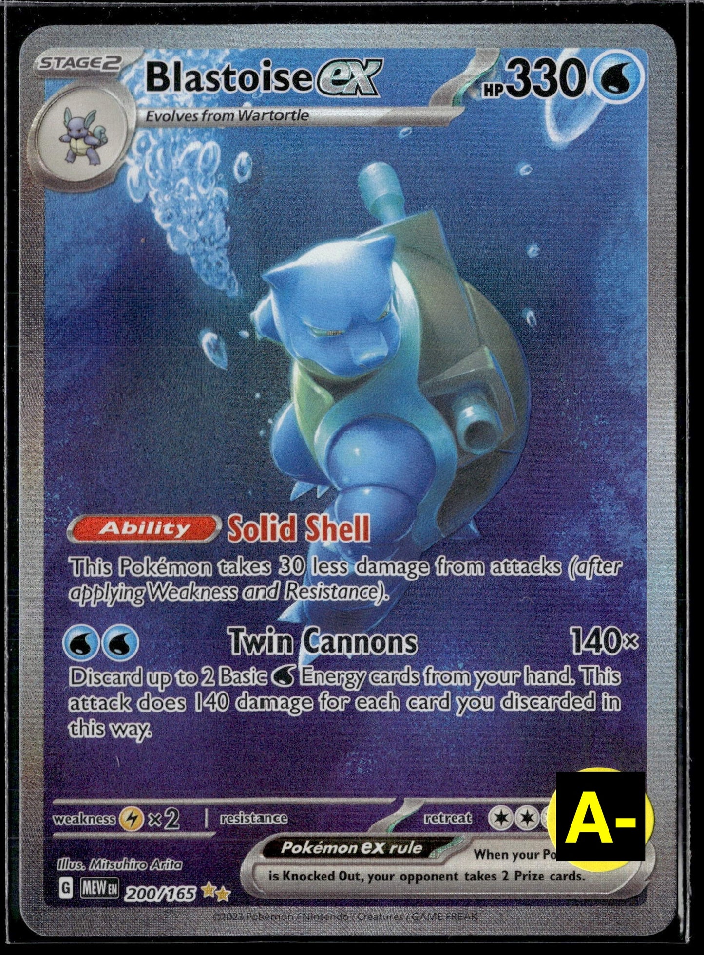 Auction English 16732 Blastoise ex - 200/165