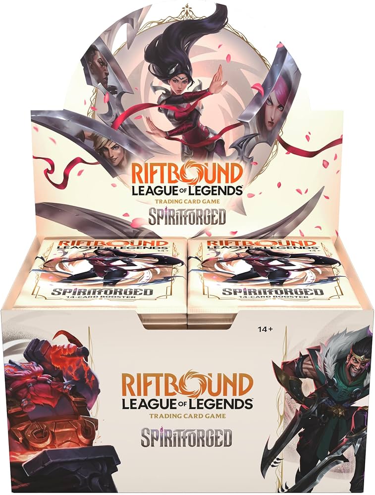 Riftbound League Of Legends TCG Spiritforged Booster Box 24packs Set 2