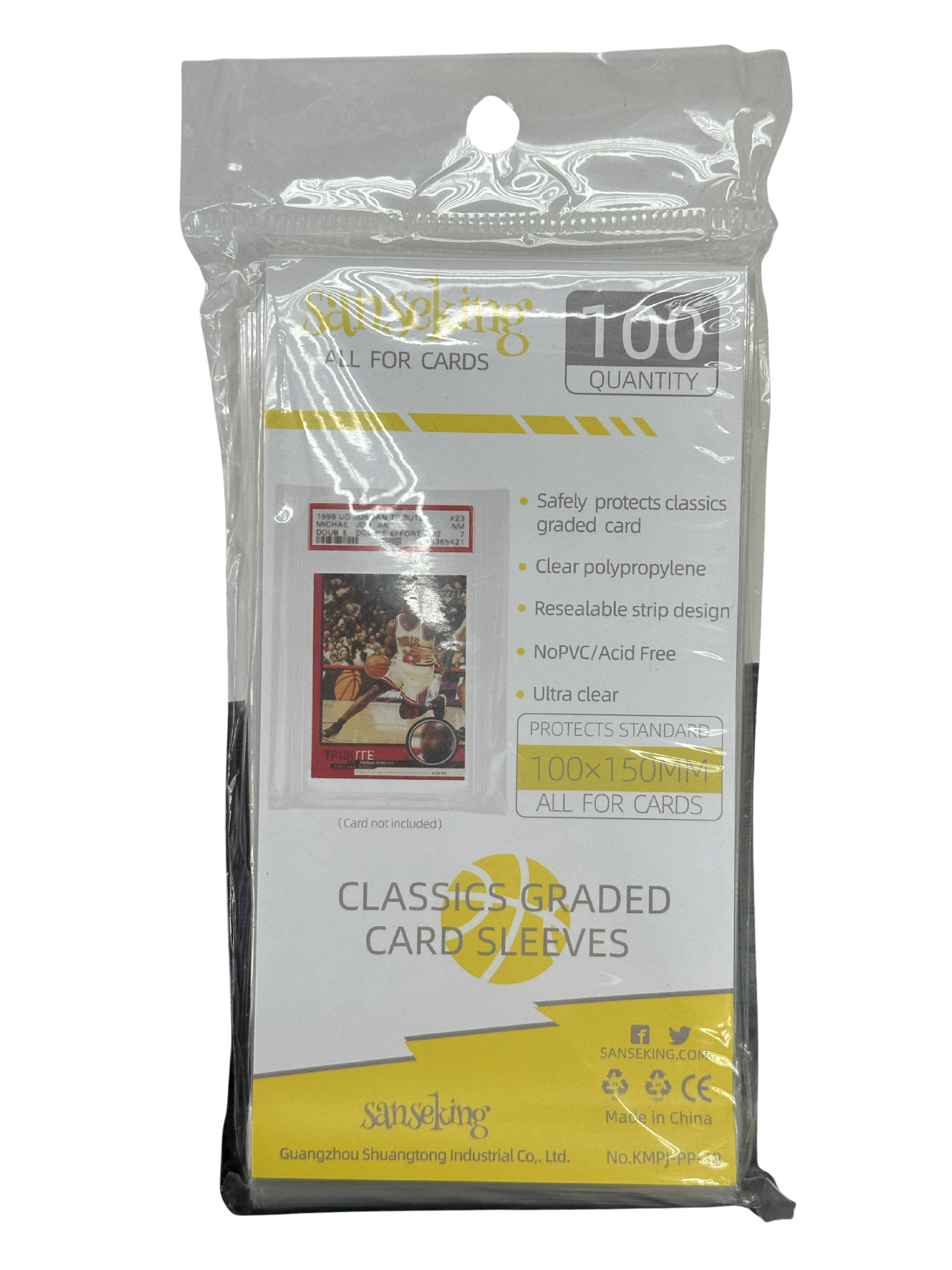 Sanseking PSA Graded Card Sleeve 100pc