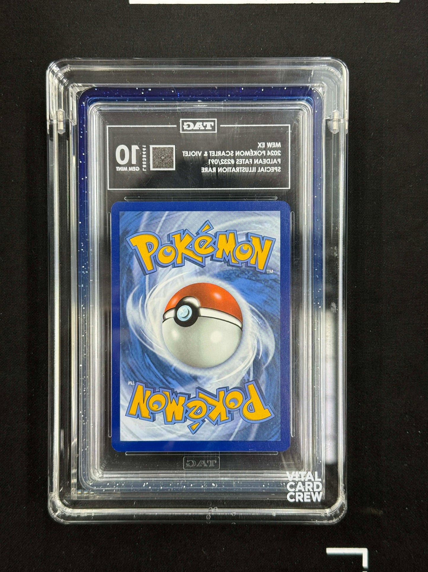 TAG 10 MEW EX 2024 POKÉMON SCARLET & VIOLET #232/091 PALDEAN FATES SPECIAL ILLUSTRATION RARE