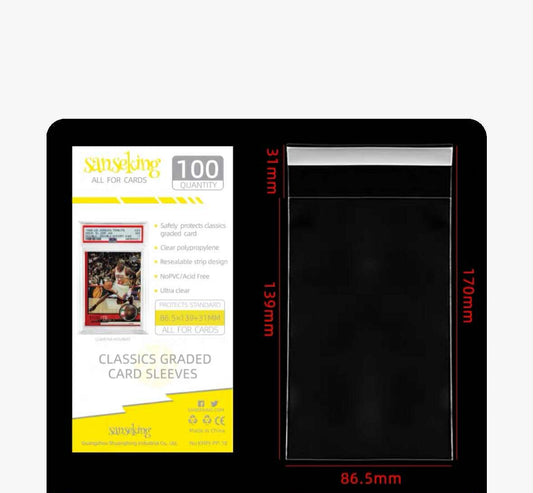 Sanseking PSA Graded Card Sleeve 100pc