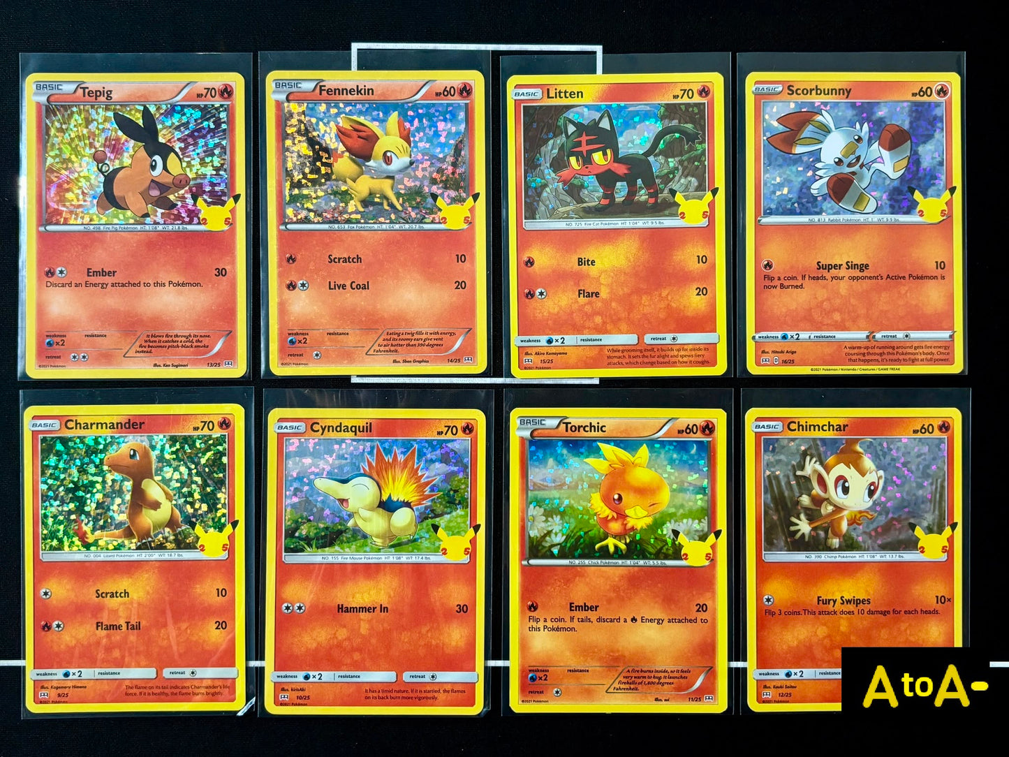 120703 25th english cards fire x 8