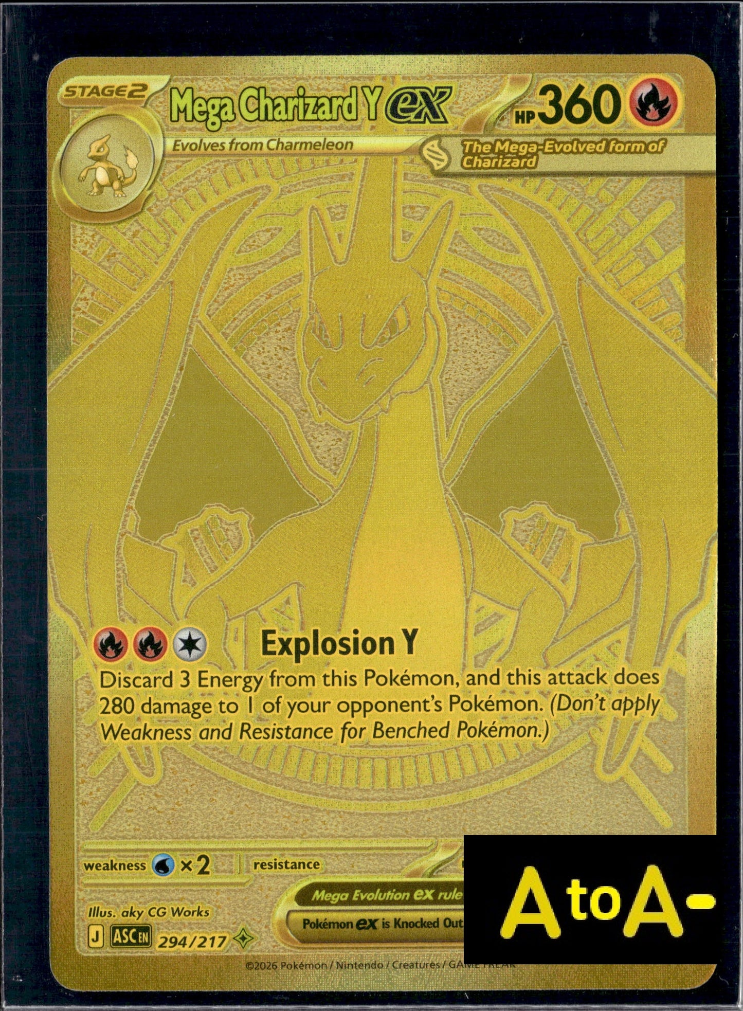 120730 Ascended heros charizard 294/217 mur