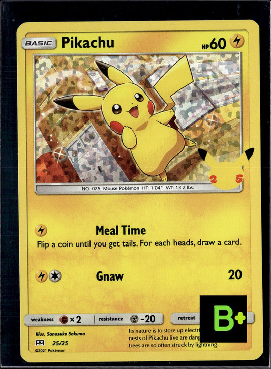 120733 25th pikachu promo 25/25