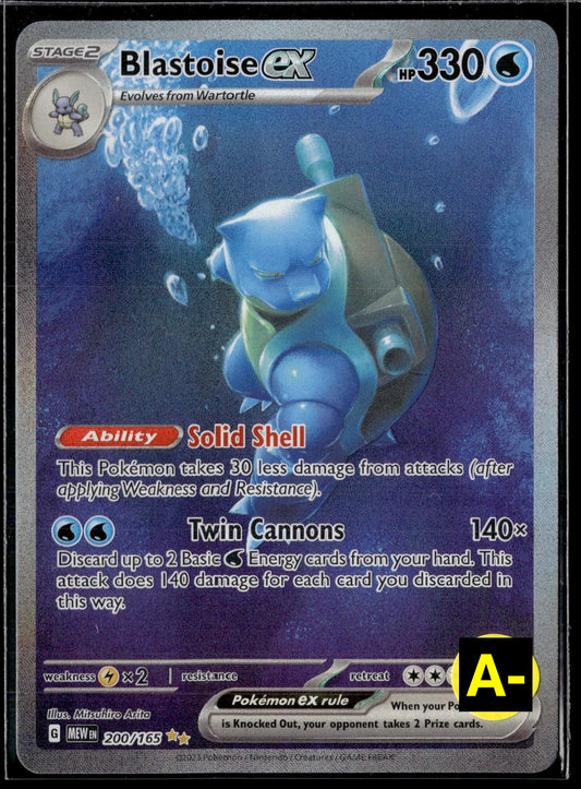 Auction English 16732 Blastoise ex - 200/165