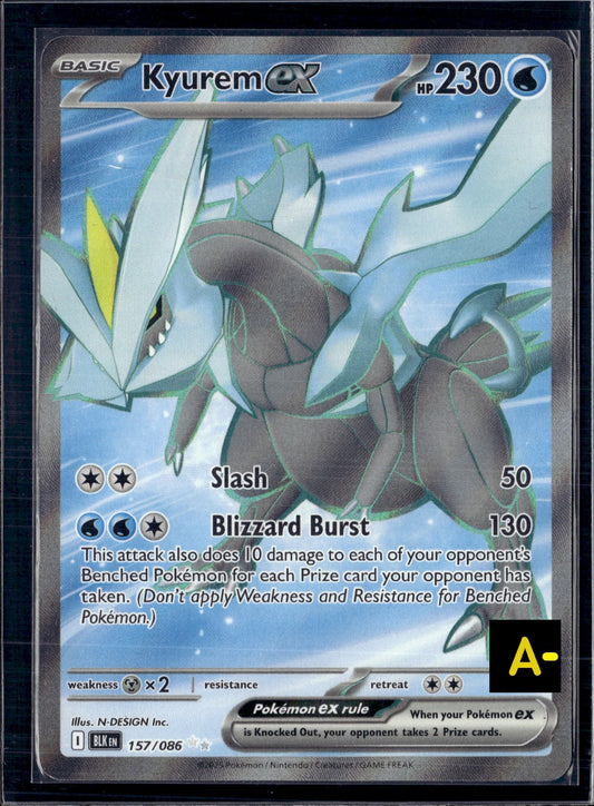 081018 Auction Black Bolt Kyurem EX #157