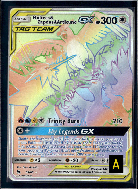 240502 English Tag Team Moltres& Zapdos & Articuno 69/68