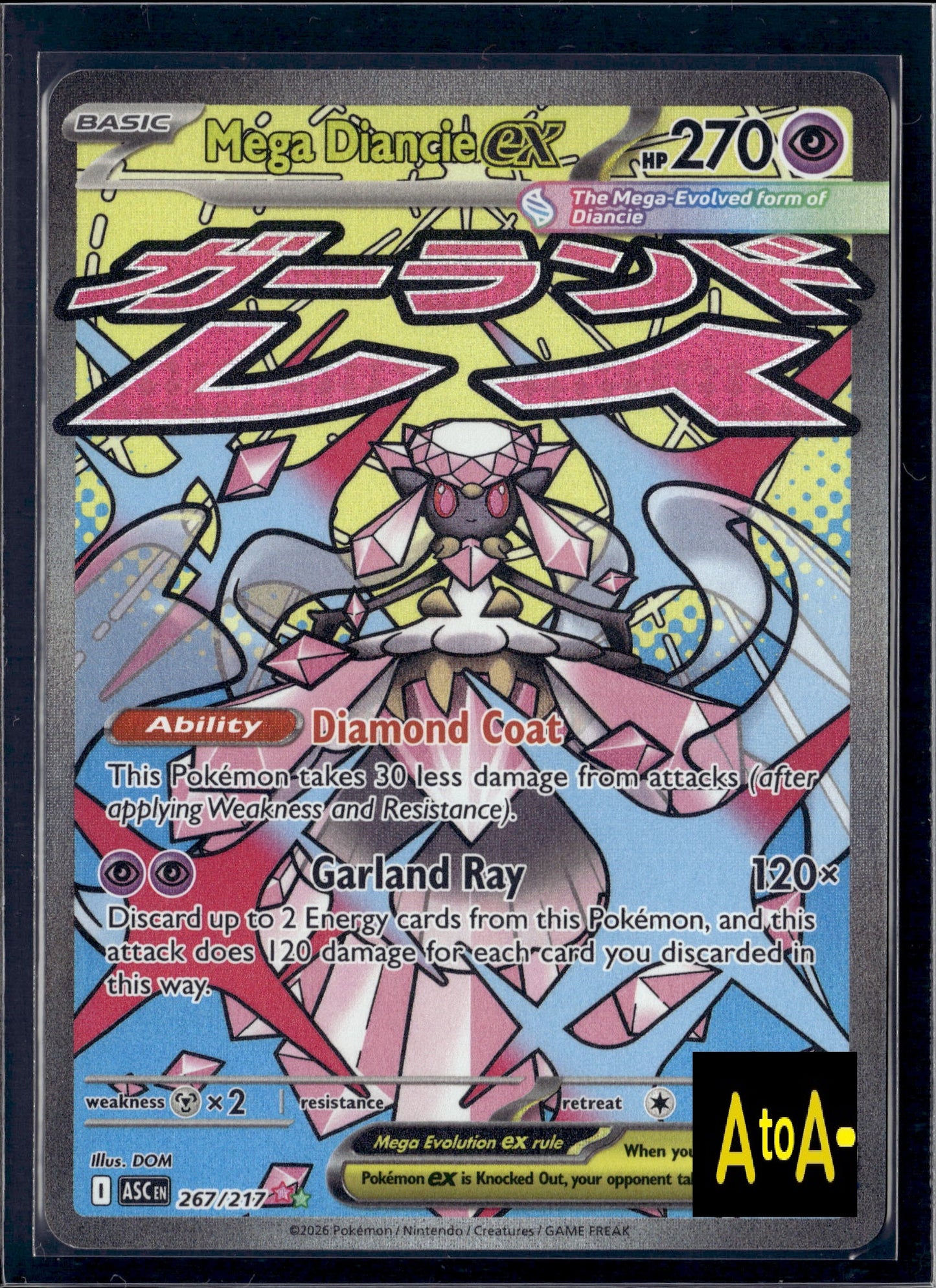 070606 English Mega Diancie ex ASC 267/217