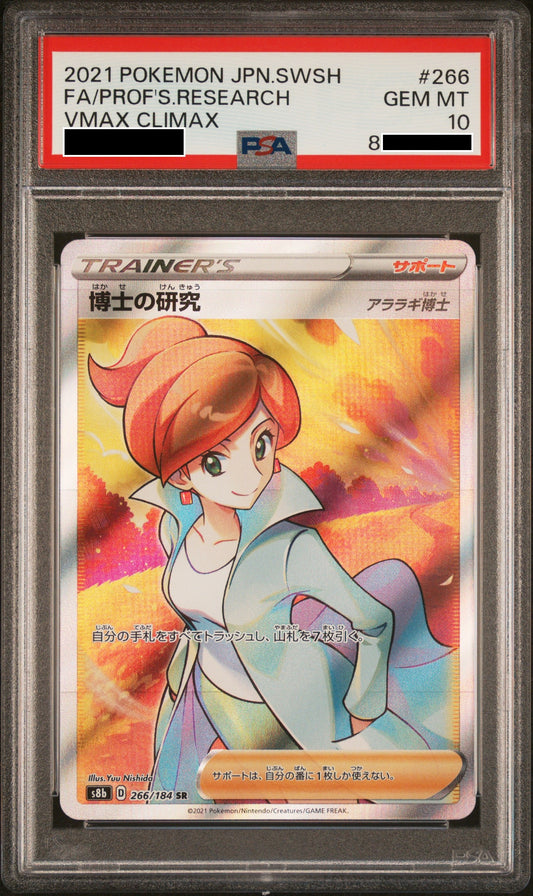 230832 PSA10 S8b Prof.'s Research SR #266