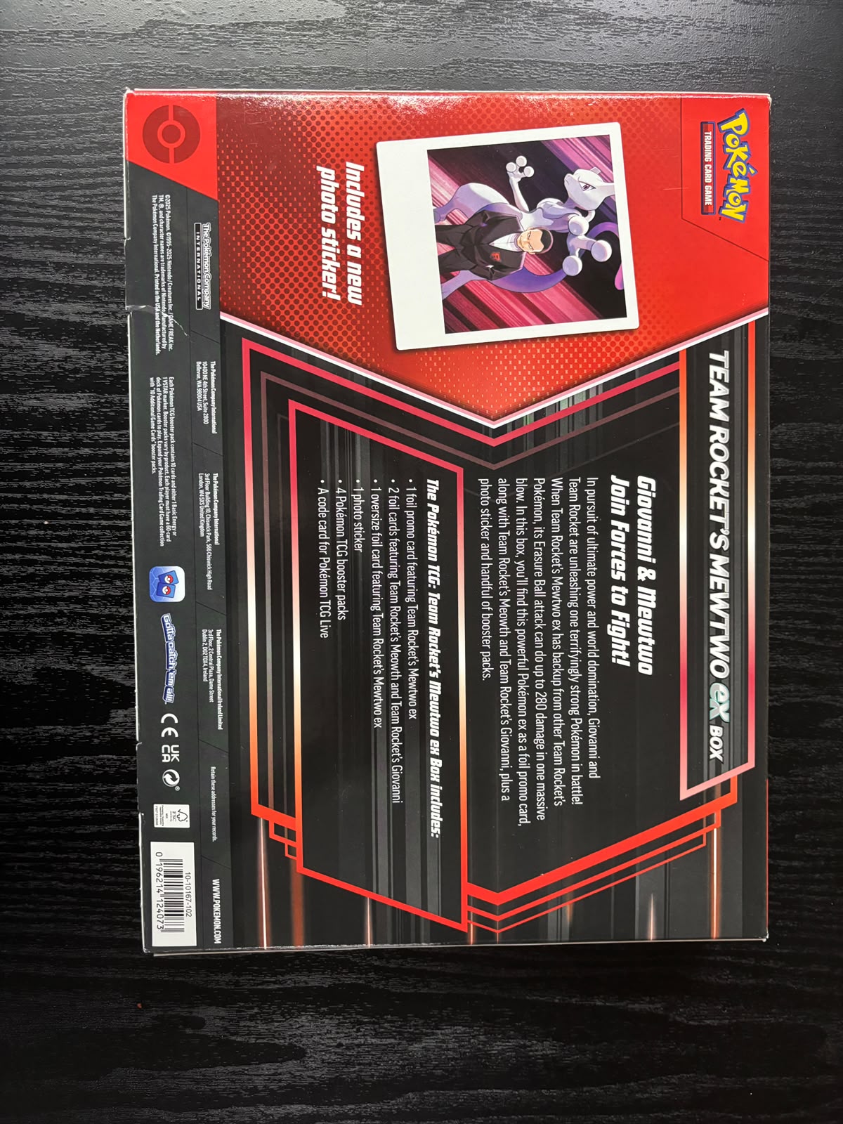 260803 Team Rocket’s Mewtwo ex Box 