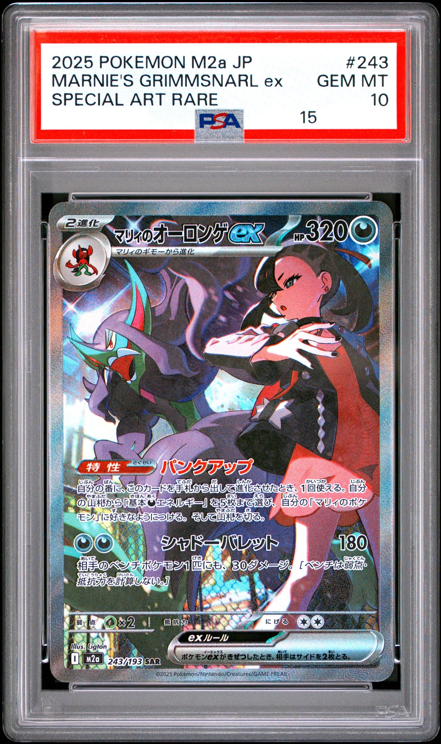 300832 PSA10#243 MARNIE'S GRIMMSNARL ex SPECIAL ART RARE