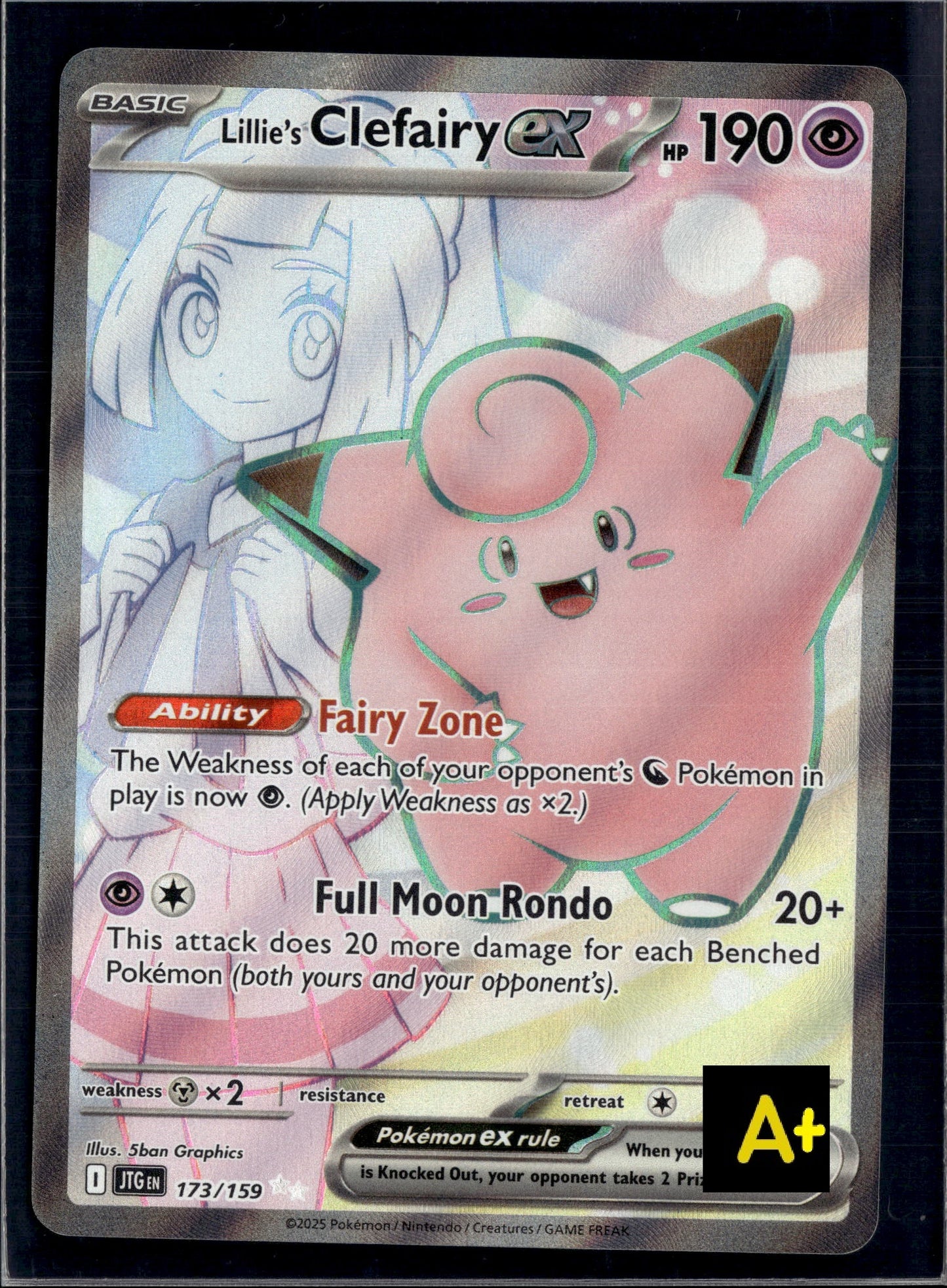 90804 Lillie's Clefairy EX Ultra Rare 173/159