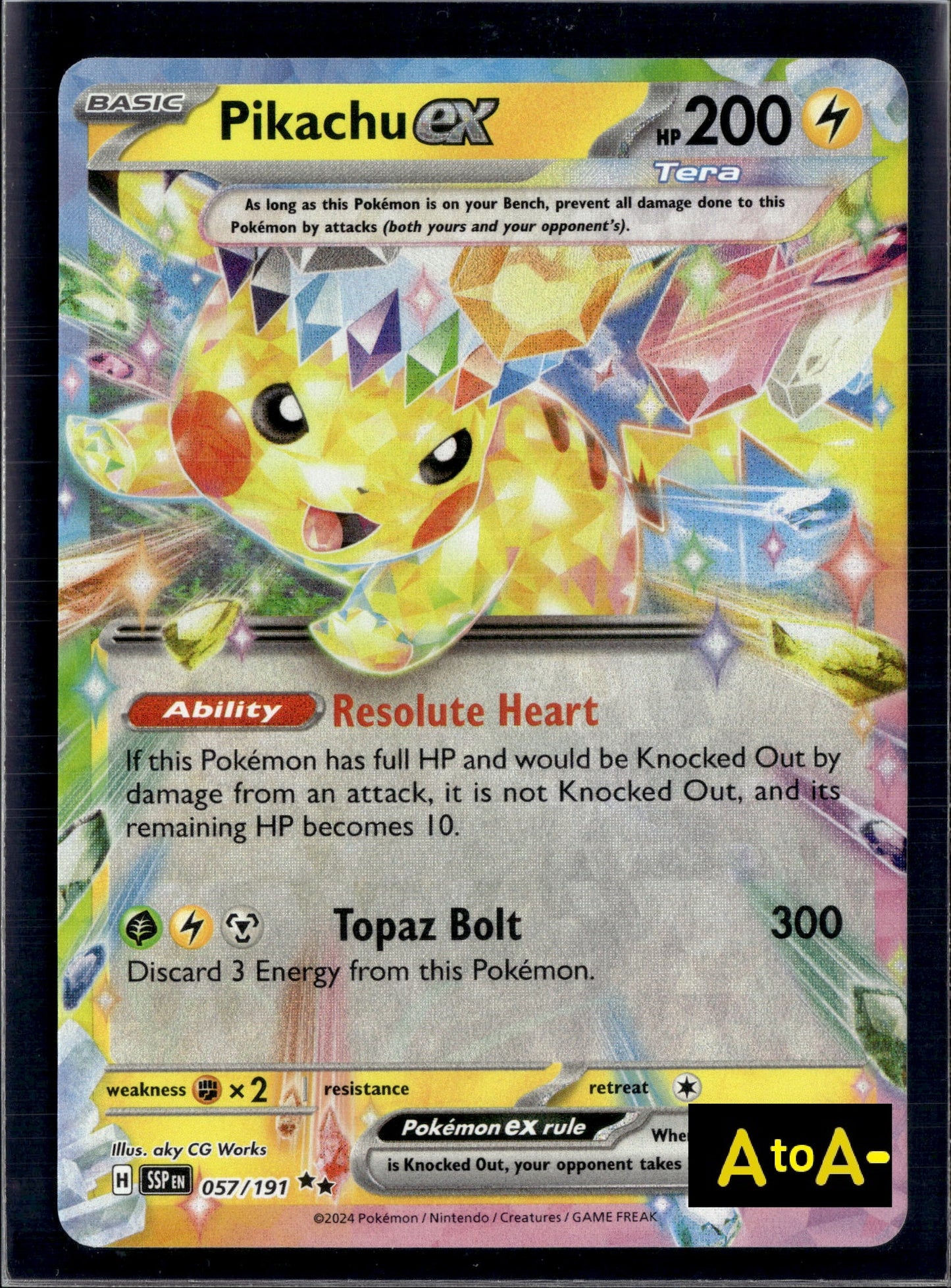 90814 Pikachu ex 057/191