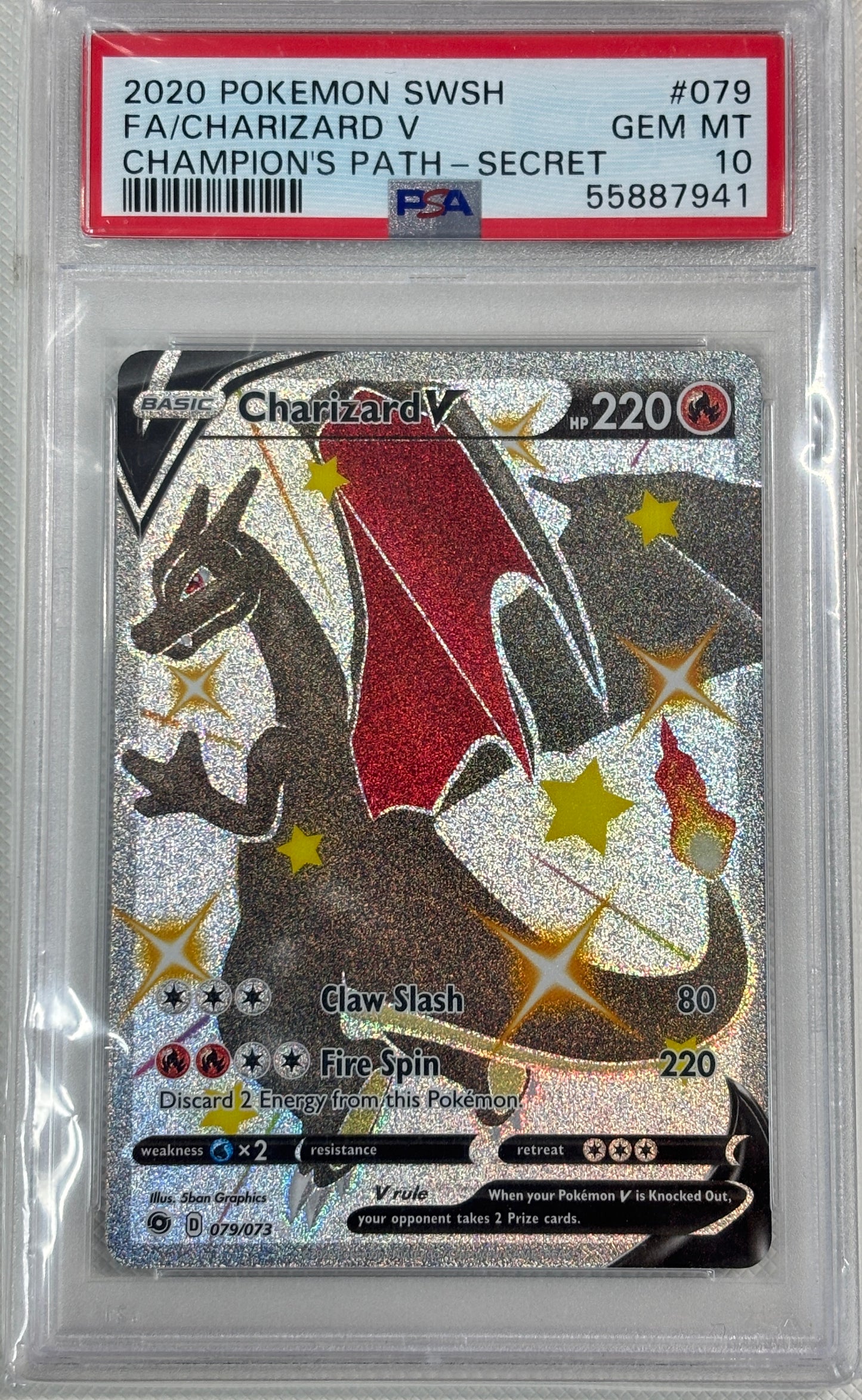 Charizard V 079 PSA 10 #55887941