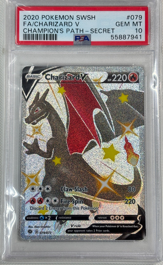 Charizard V 079 PSA 10 #55887941