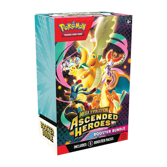 Pokémon TCG: Mega Evolution Ascended Heros Booster Bundle (6pks) Sealed