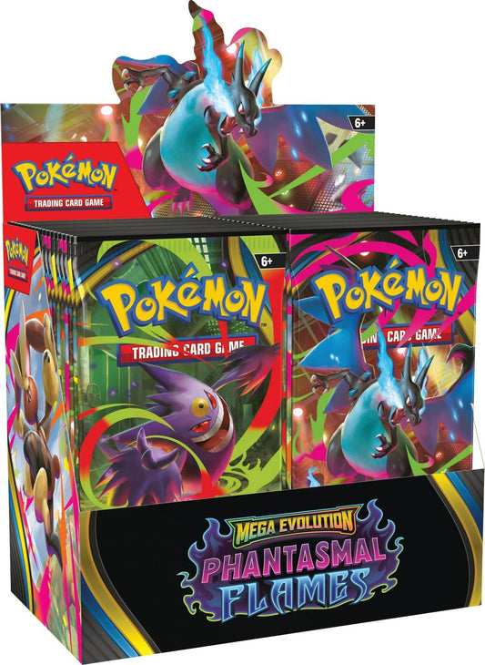 Pokémon TCG: Mega Evolution Phantasmal Flames Booster box 36 pks Sealed