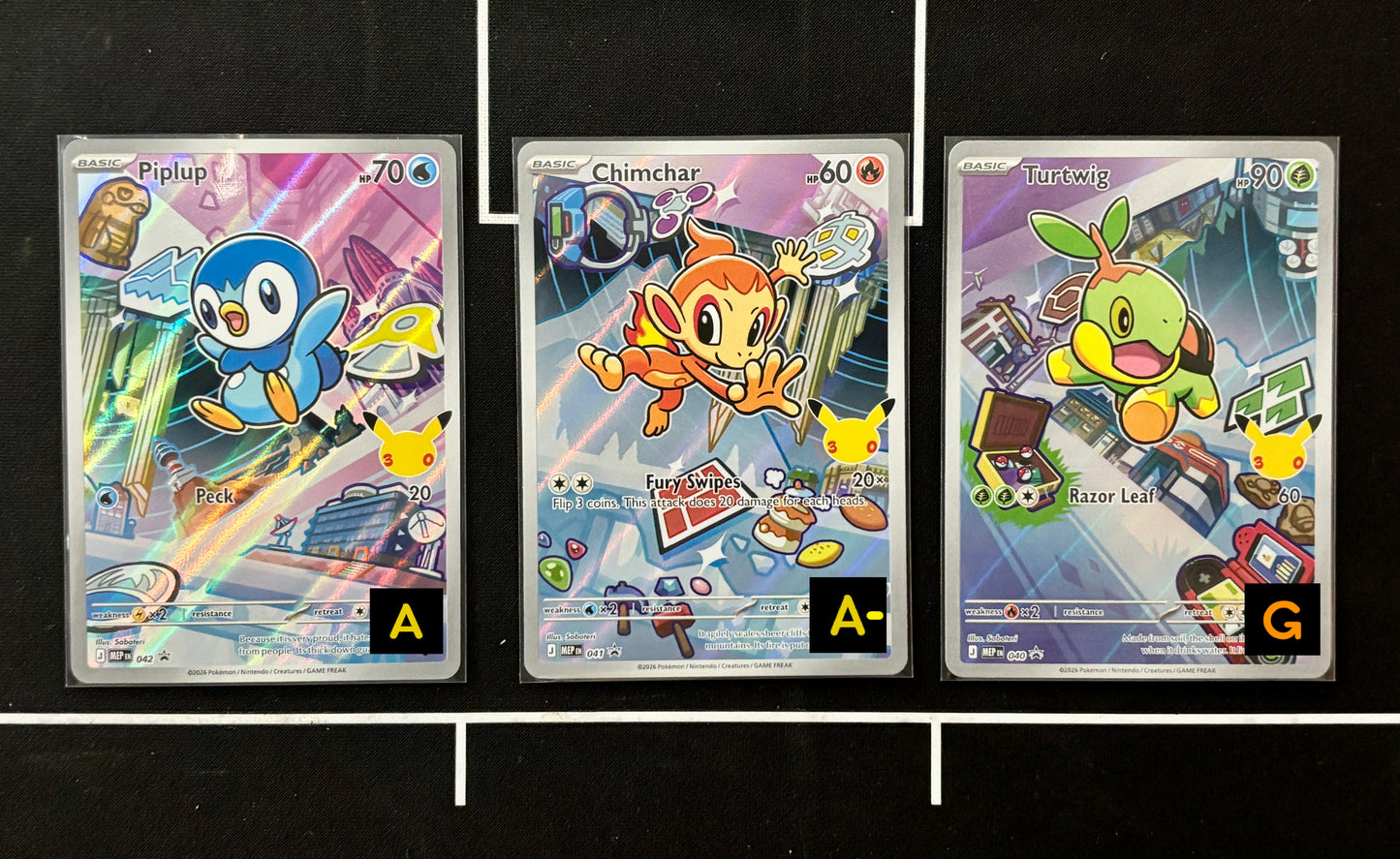 050721 english promo set of 3,  040+041+042