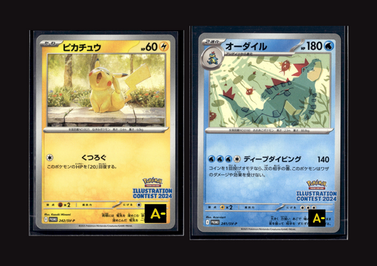25813 Auction Pikachu promo set 242/sv-p + 241/sv-p