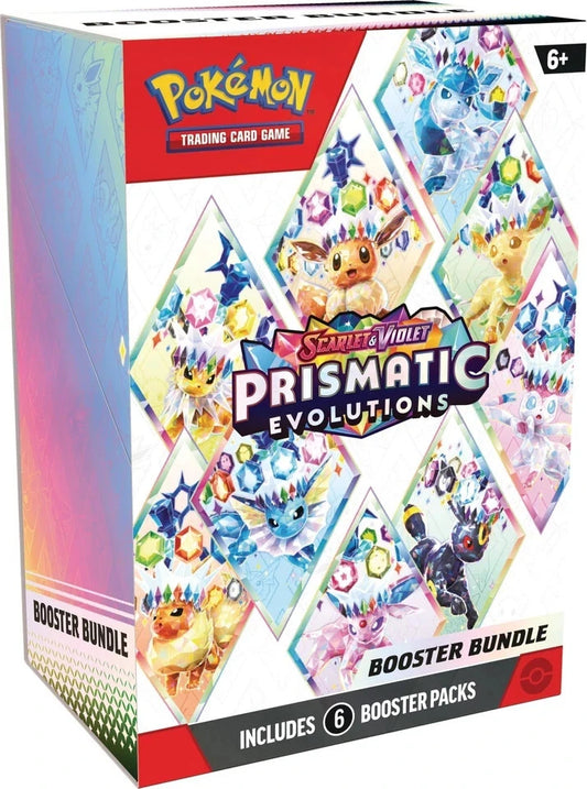 Pokémon TCG: S&V Prismatic Evolutions Booster Bundle (6pks) Sealed