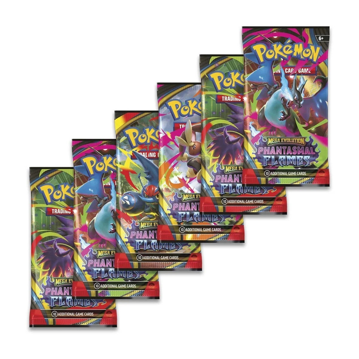Mega Evolution-Phantasmal Flames Booster Bundle (6Packs)