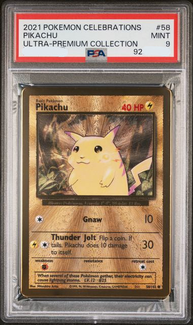 71227 Auction #58 PIKACHU ULTRA-PREMIUM COLLECTION PSA9